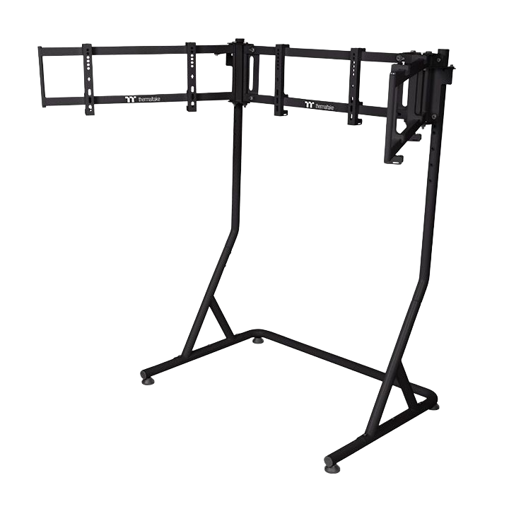 Thermaltake Triple Stand Pro - Trzy monitory ustawione niezależnie od kokpitu